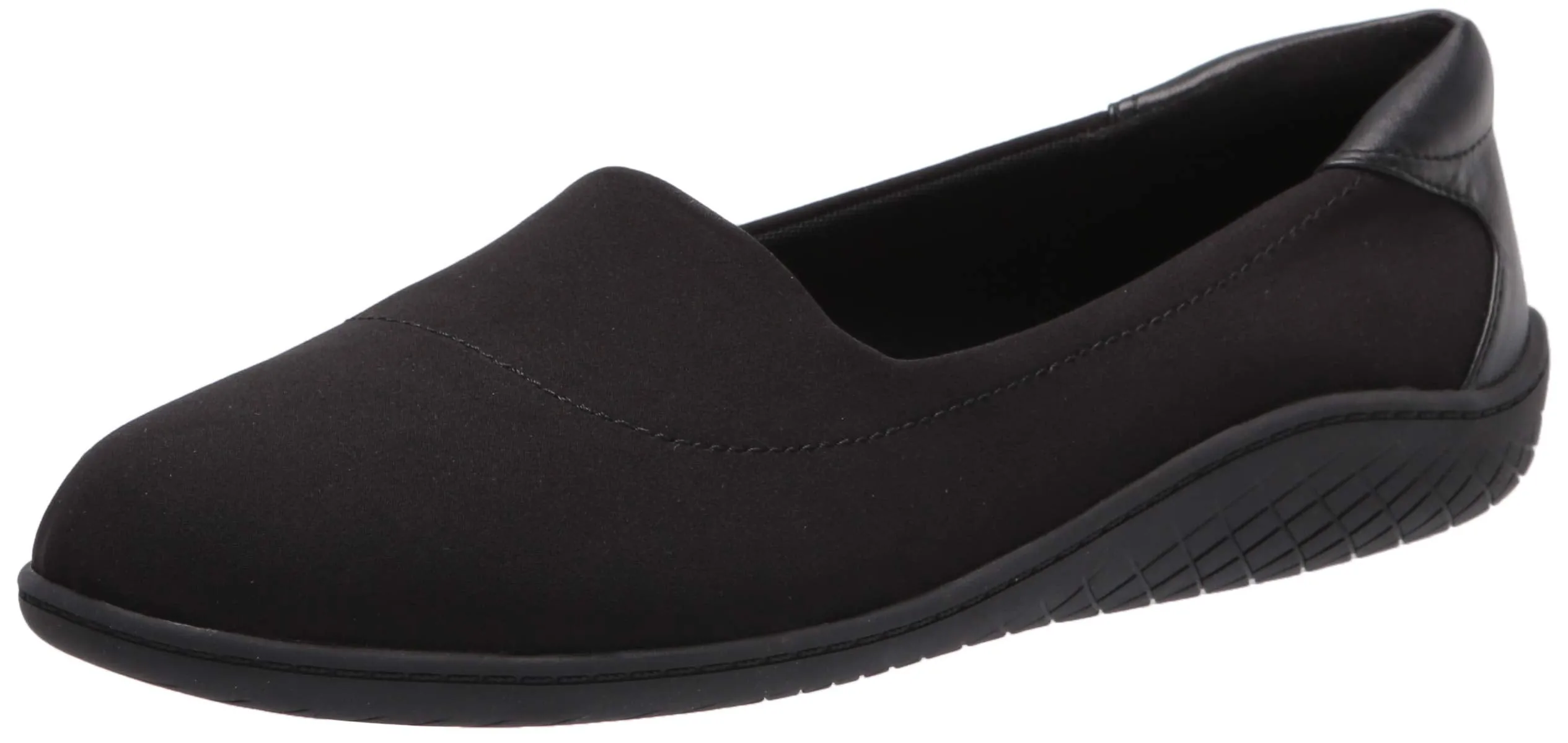 Easy Spirit Women's Ballet Flat, Black,7 M US