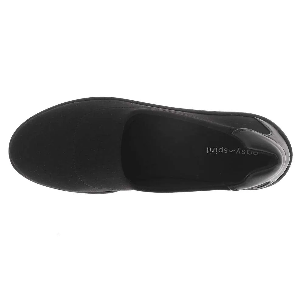 Easy Spirit Women's Ballet Flat, Black,7 M US