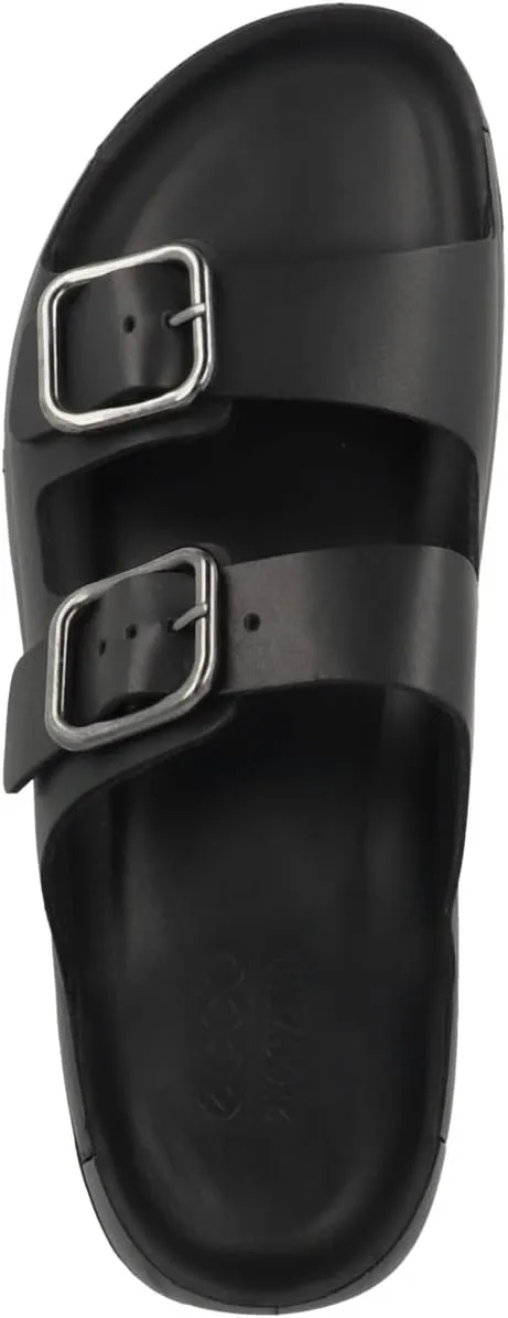 ECCO Men's Flowt Luxe Buckle Slide Sandal, 5.5 UK
