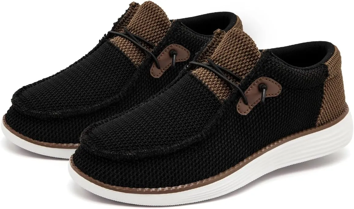 EGMPDA Mens Slip on Loafers Boat Shoes Non Slip Walking Sports Shoes Driving Shoes Casual Office Shoes Gym Lightweight Comfortable Shoes