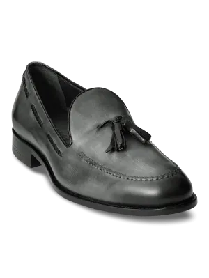 Elliott Tassel Loafer - Pewter