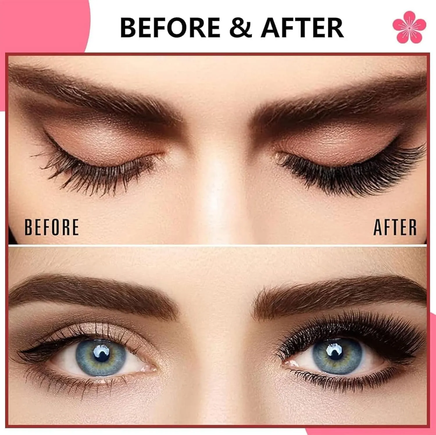 Enjuvie Magnetic Eyelashes, Enjuvie Magnetic Lashes with Applicator, Natural Look, No Glue Needed (Simple)