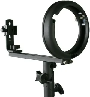 ePhoto Flash Softbox Beauty Dish T Bracket Umbrella Mount Bowen Calument Travelite Adapter for Nikon Canon Portable Flash TBracket