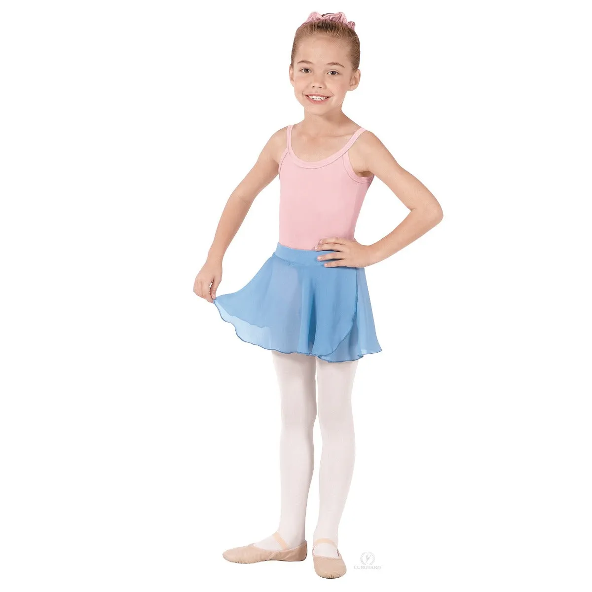 Eurotard Girls Chiffon Mock Wrap Skirt 10127