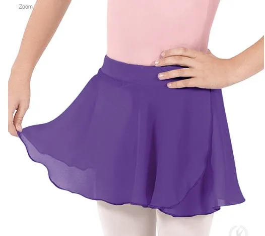 Eurotard Girls Chiffon Mock Wrap Skirt 10127