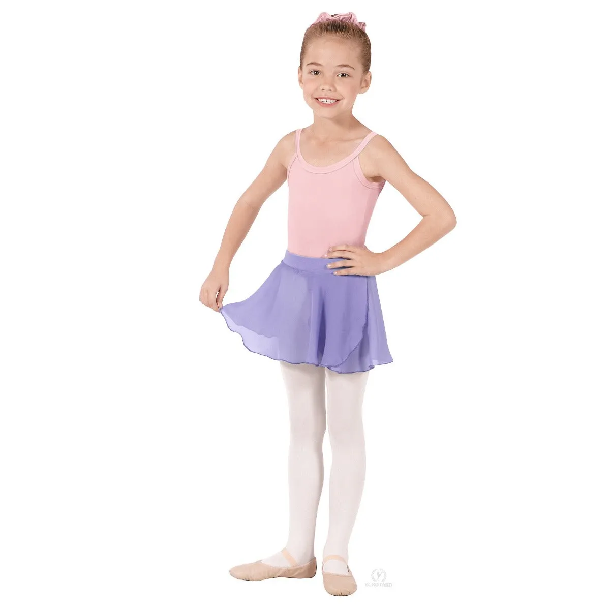 Eurotard Girls Chiffon Mock Wrap Skirt 10127