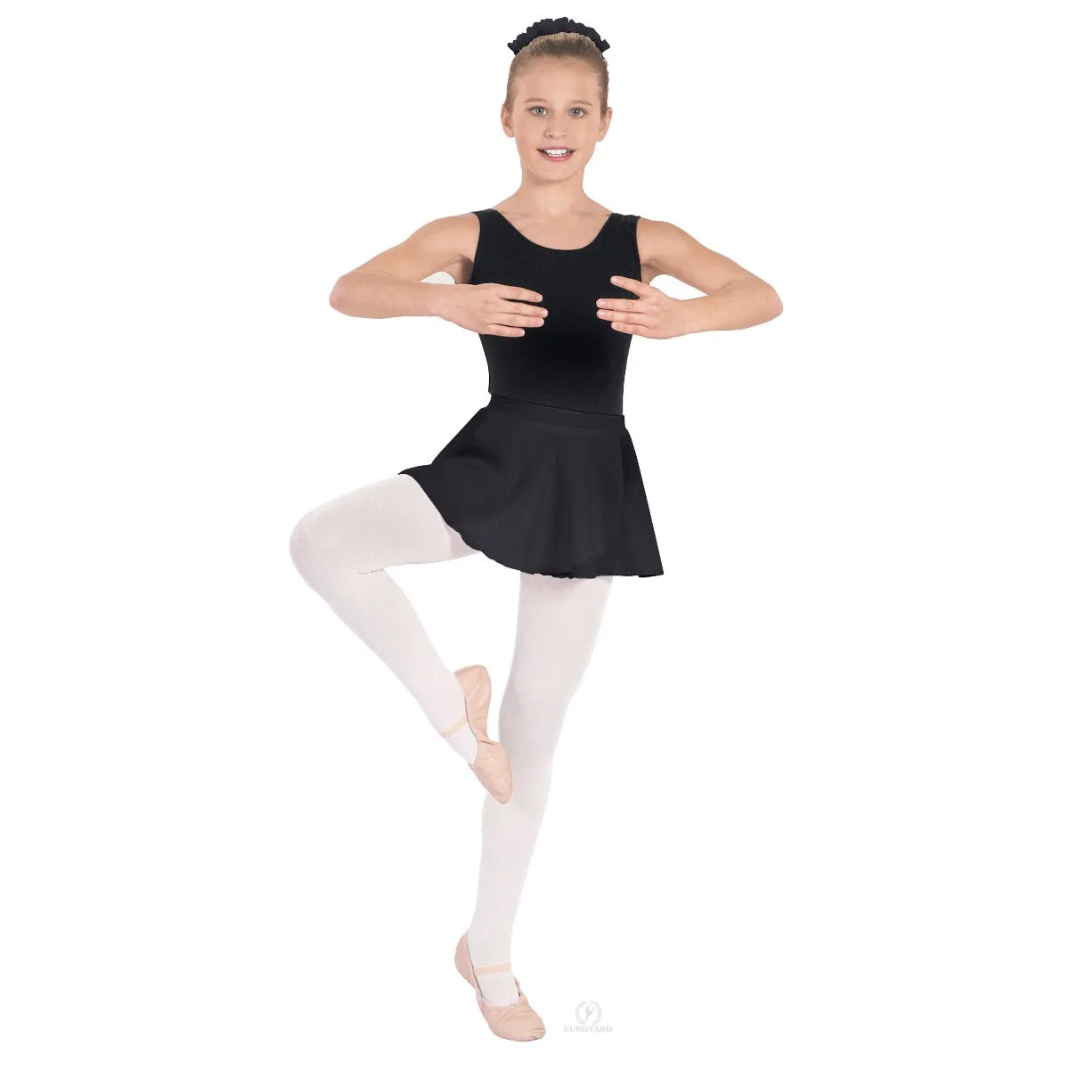 Eurotard Girls Chiffon Mock Wrap Skirt 10127