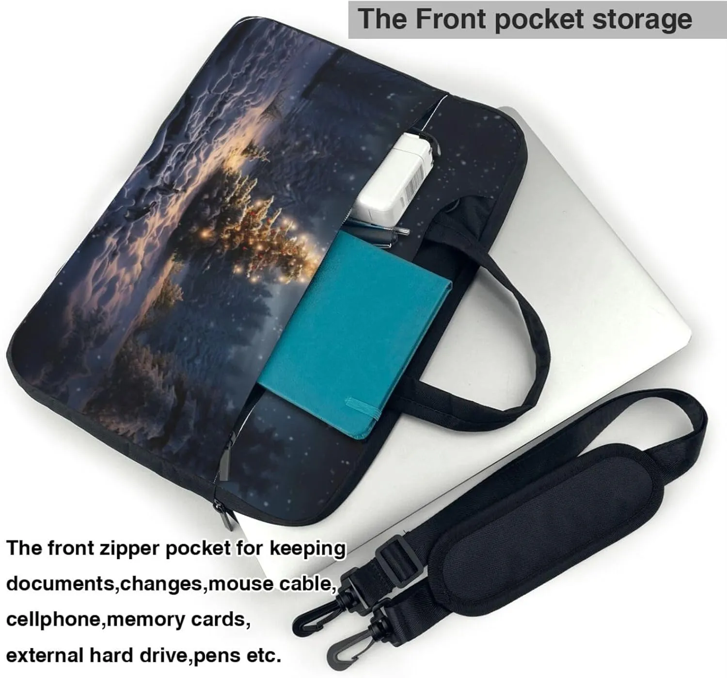Fall Pumpkin Stylish And Lightweight Laptop Messenger Bag,Handbag,Briefcase,Perfect For Business Travel
