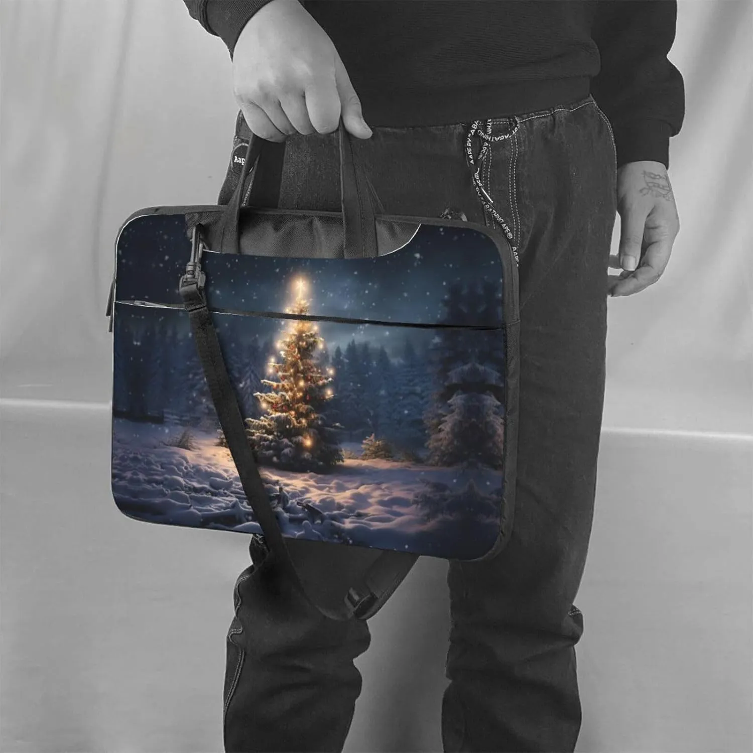 Fall Pumpkin Stylish And Lightweight Laptop Messenger Bag,Handbag,Briefcase,Perfect For Business Travel