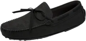 Fashion Loafers for Mens Suede Vamp Working Tuxedo Round Toe Non Slip Low Top Block Heel Anti-Slip Shoe Slip-on