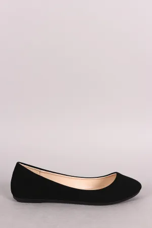 Fast dispatch Flat Round Ballet Toe Nubuck Bamboo Top-quality at low price