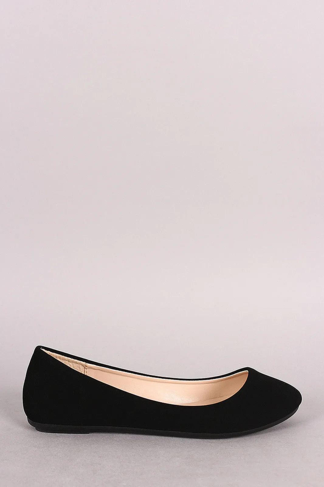 Fast dispatch Flat Round Ballet Toe Nubuck Bamboo Top-quality at low price