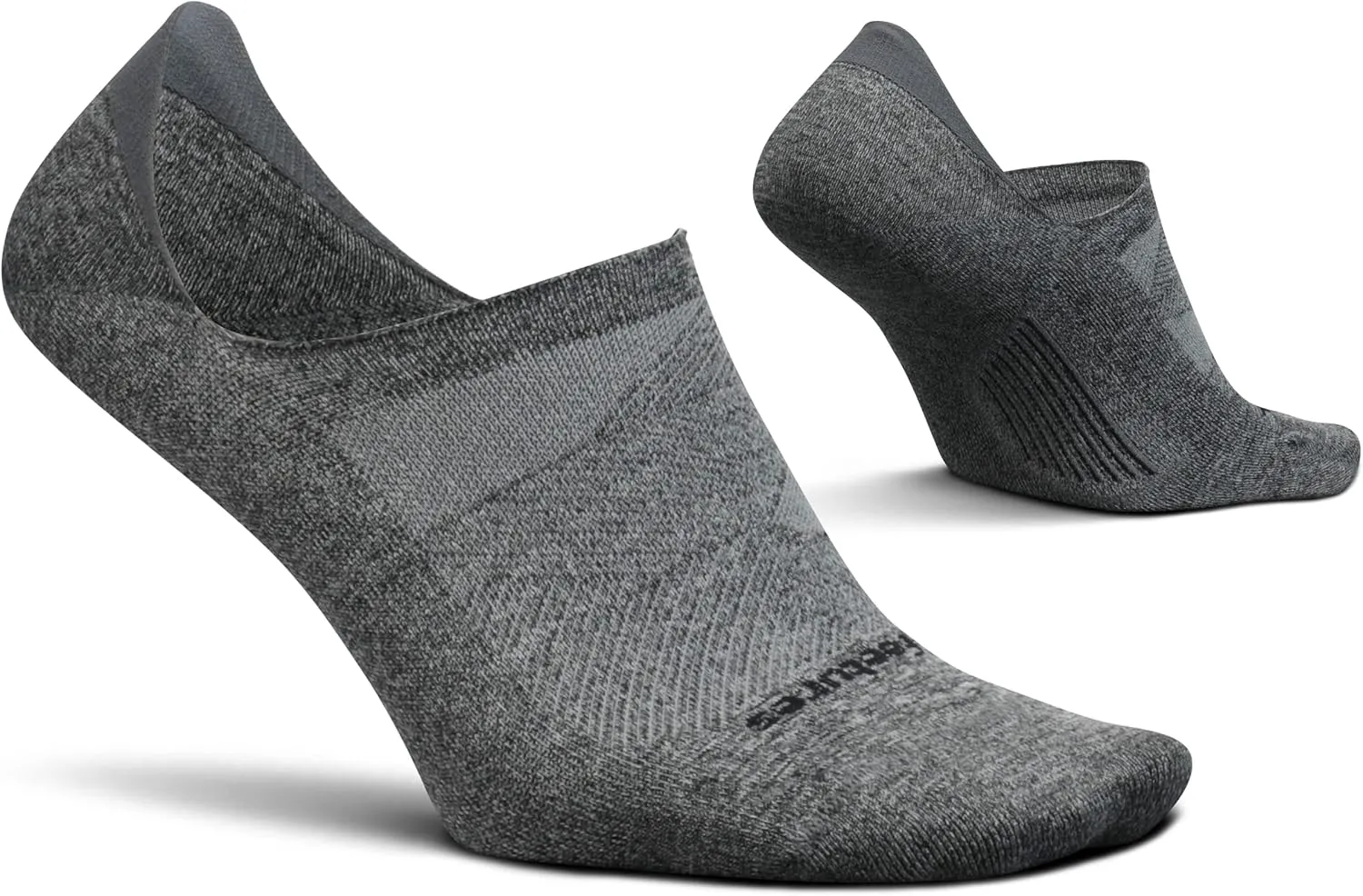 Feetures Elite Ultra Light Invisible Socks - Anti-Slip Sport Sock Liner with Targeted Compression - (1 Pair)