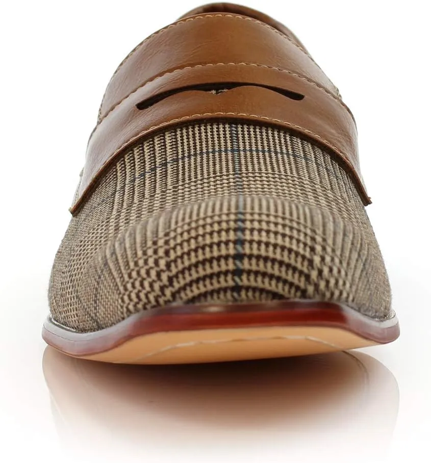 Ferro Aldo Sidney MFA19371 Mens Casual Classic Penny Loafer Dress Shoes