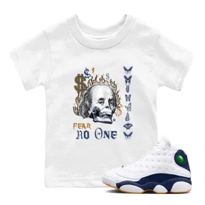 Final clearance Sneaker Jordan SNRT Personalized assistance Kids Air Tees Navy Midnight One - Fear 13 No