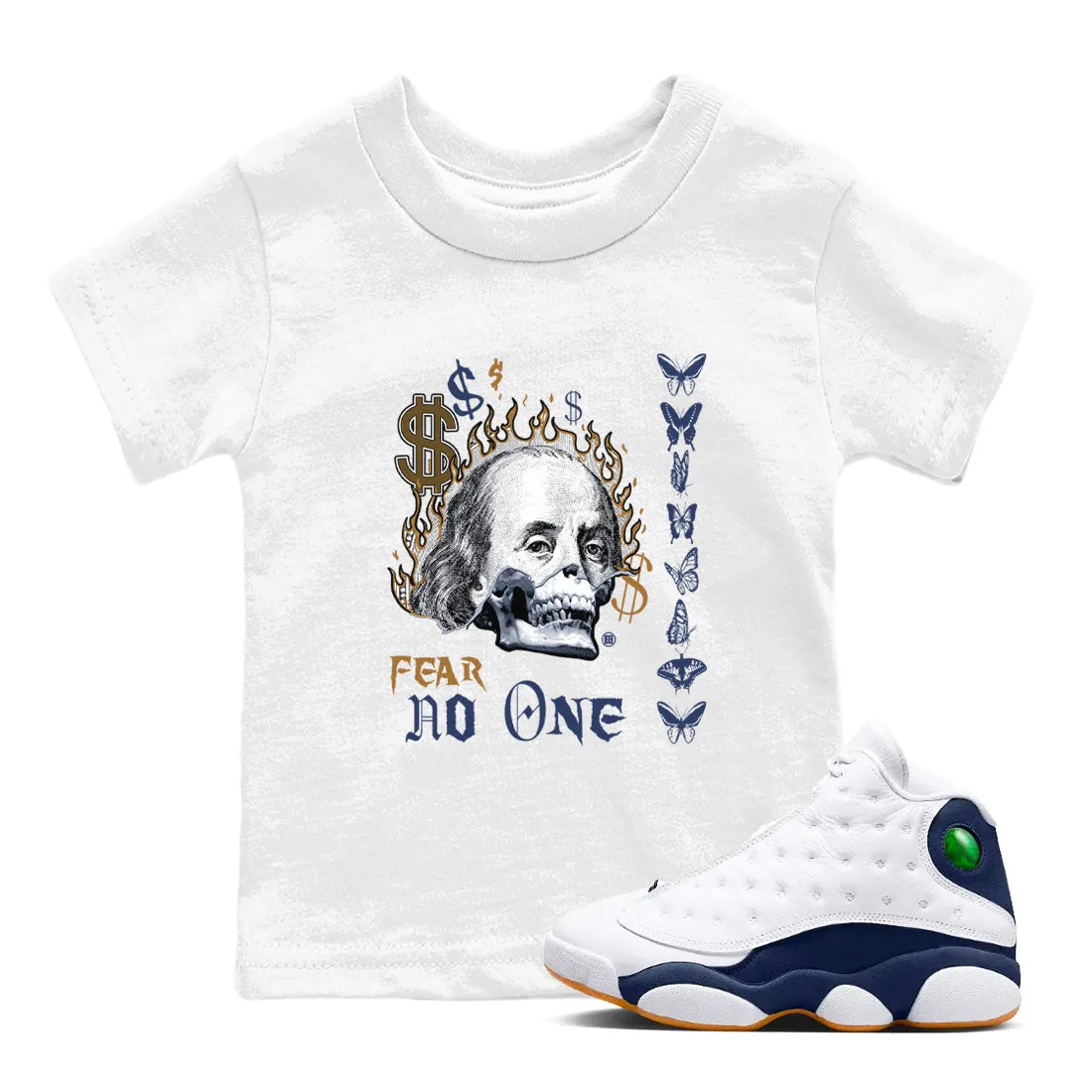 Final clearance Sneaker Jordan SNRT Personalized assistance Kids Air Tees Navy Midnight One - Fear 13 No