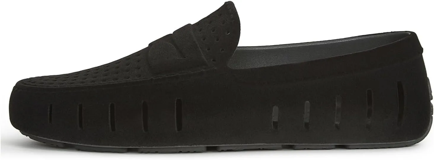 Floafers Men's Country Club Driver Faux Suede Boat Shoe
