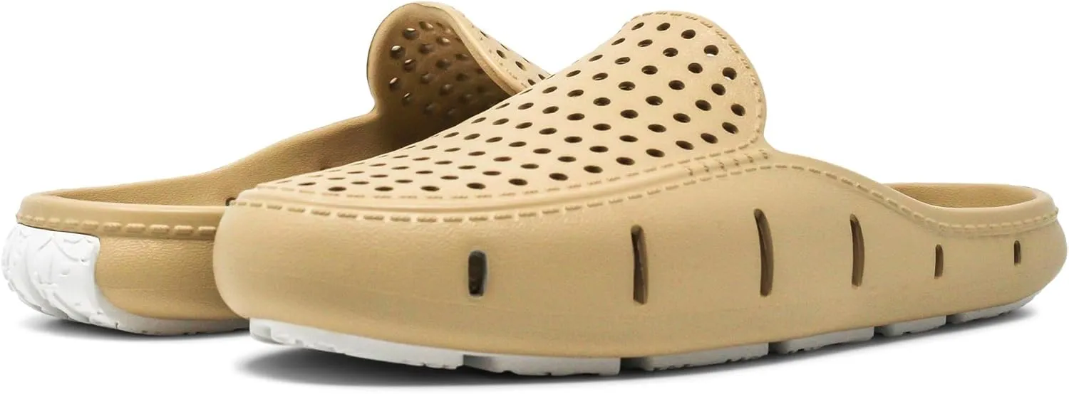 Floafers Sunset Slide - Unisex Slides - Sectional Traction - Utility Hole at Heel - Scuff-Proof Rubber Outsole