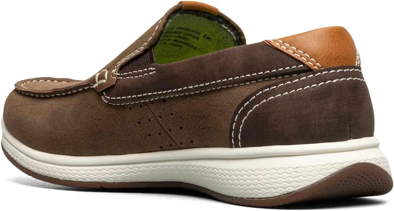 Florsheim Boy's Crossover Moc Toe Slip-on Jr. (Toddler/Little Big Kid) Loafer