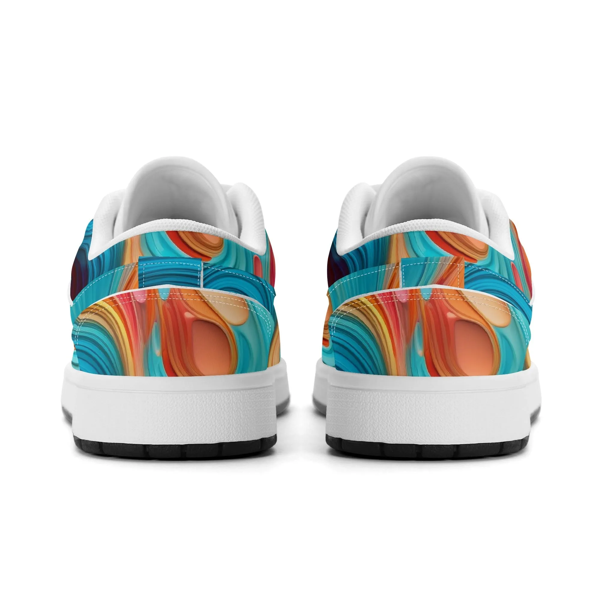 Fluid Colours Low Top Leder Sneaker für Herren