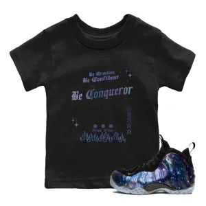 Foamposite Air Galaxy Members-only deal Sneaker SNRT - Tees Act now Be One Conqueror Kids