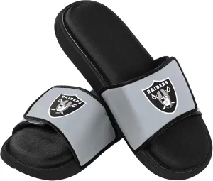 FOCO Las Vegas Raiders NFL Mens Foam Sport Slide - XL