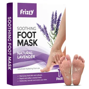 Foot Peel Off Mask | Remove Dry Skin & Callus| Foot Bliss Repair Mask| Soothing Foot Natural Lavender Mask (Set of 1, Lavender)
