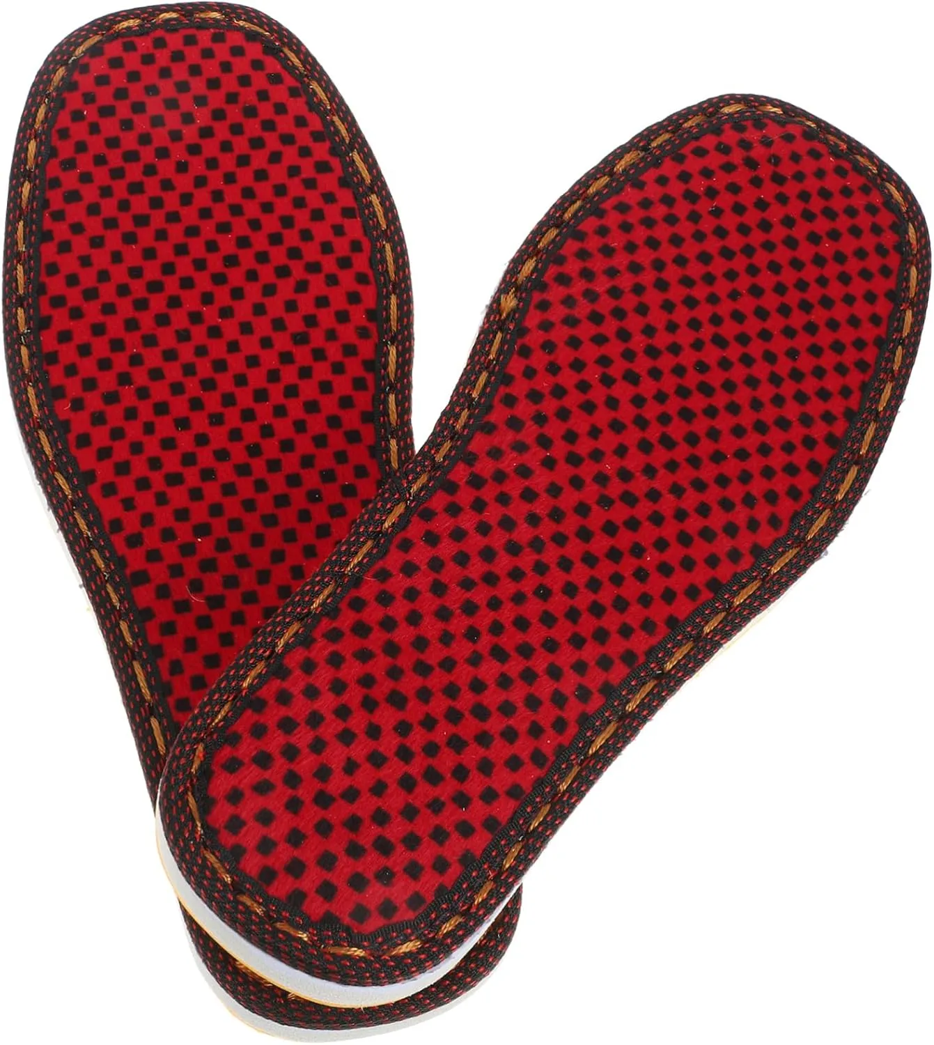 Foot Soles for Slippers Oxford Sole Non-Slip Comfortable and Warm Fleece Pads