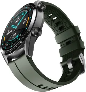 For Galaxy Watch 46mm Watch 3 45mm/ For Huawei GT/GT 2(46mm) Watch Band, 22mm Silicone Straps Watch Band Accessory
