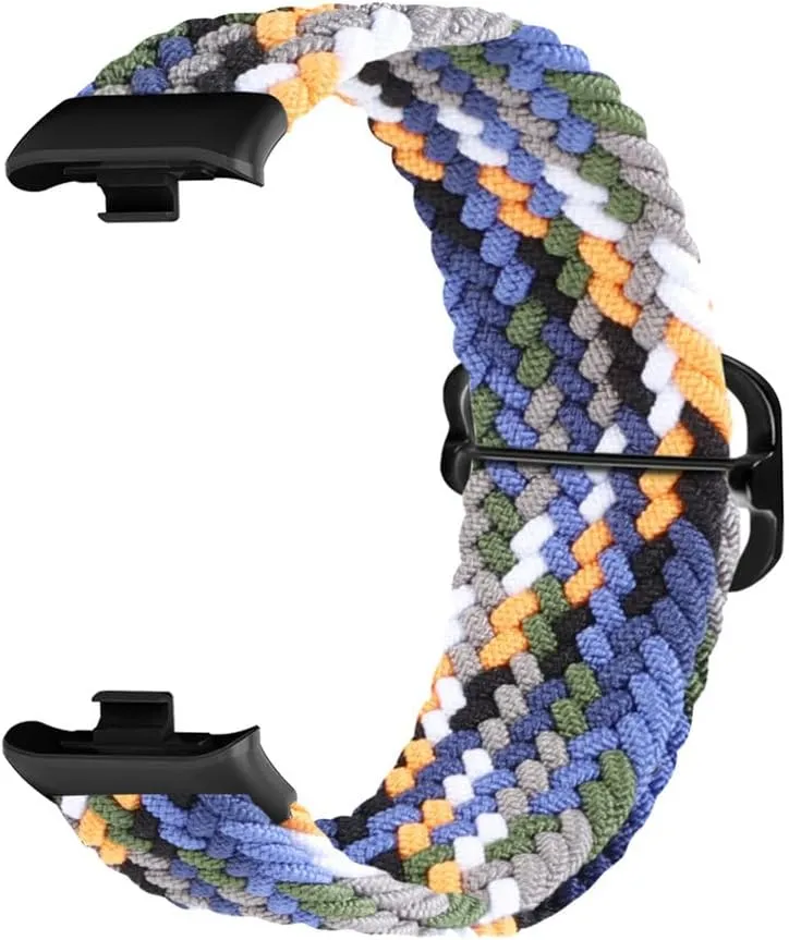 for Xiaomi for Redmi Watch 4 Strap Elastic Adjustable sport Nylon Braided wrist Replacement belt bracelet for Miband 8 pro band