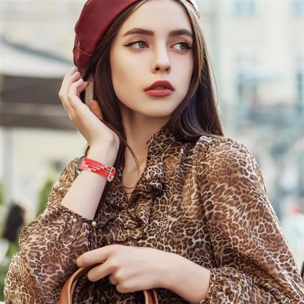 for Xiaomi for Redmi Watch 4 Strap Elastic Adjustable sport Nylon Braided wrist Replacement belt bracelet for Miband 8 pro band