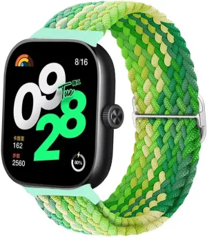 for Xiaomi for Redmi Watch 4 Strap Elastic Adjustable sport Nylon Braided wrist Replacement belt bracelet for Miband 8 pro band
