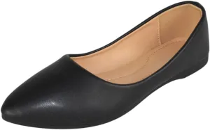 Forever Shoes Women Ballet Basic Flats Pointed Toe Comfort Insoles ALICIA-32