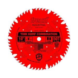 Freud LU83R010: 10" Thin Kerf Combination Blade