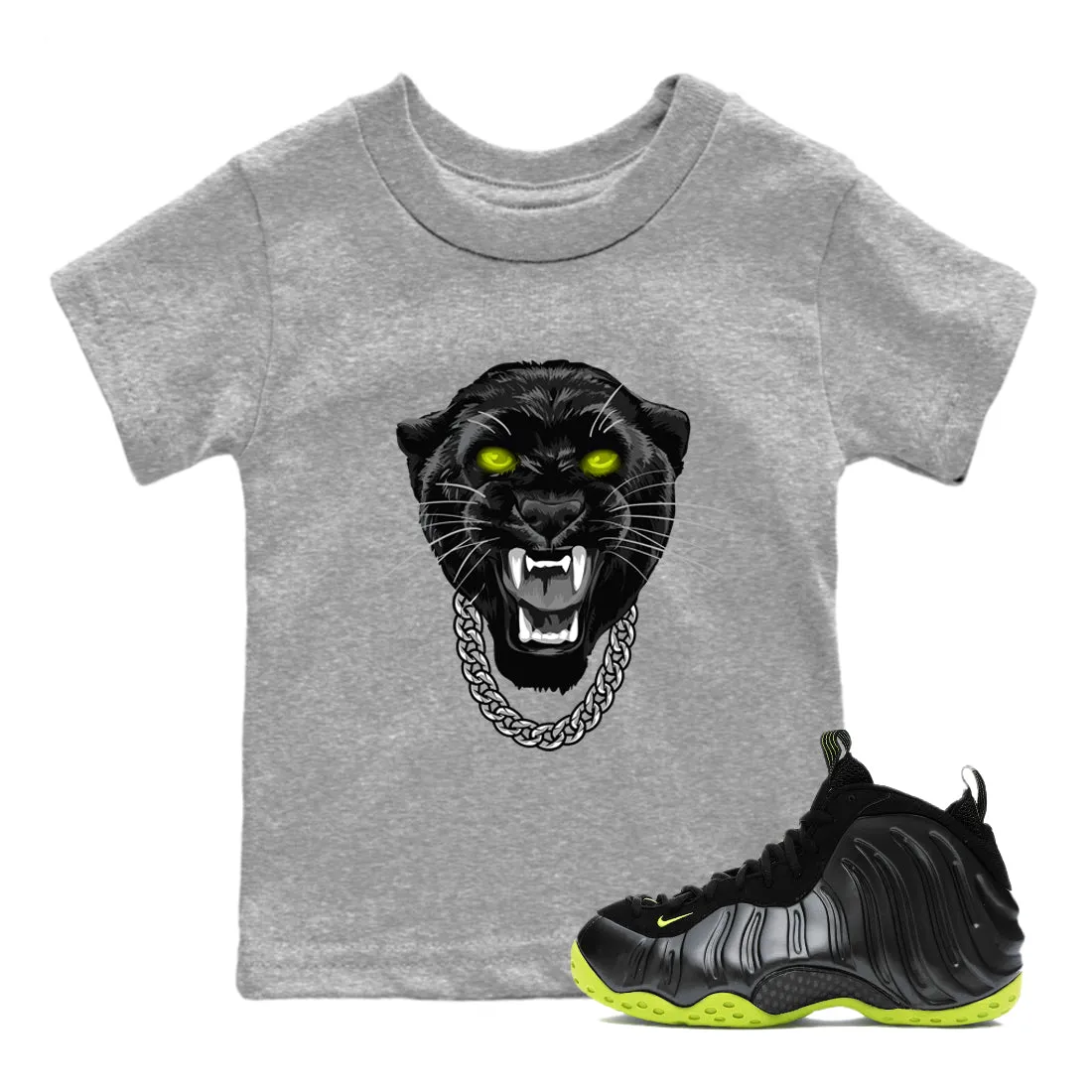 Gangster SNRT Black Air Black Volt Cat Seamless integration Kids Powerful One Tees Sneaker - Foamposite