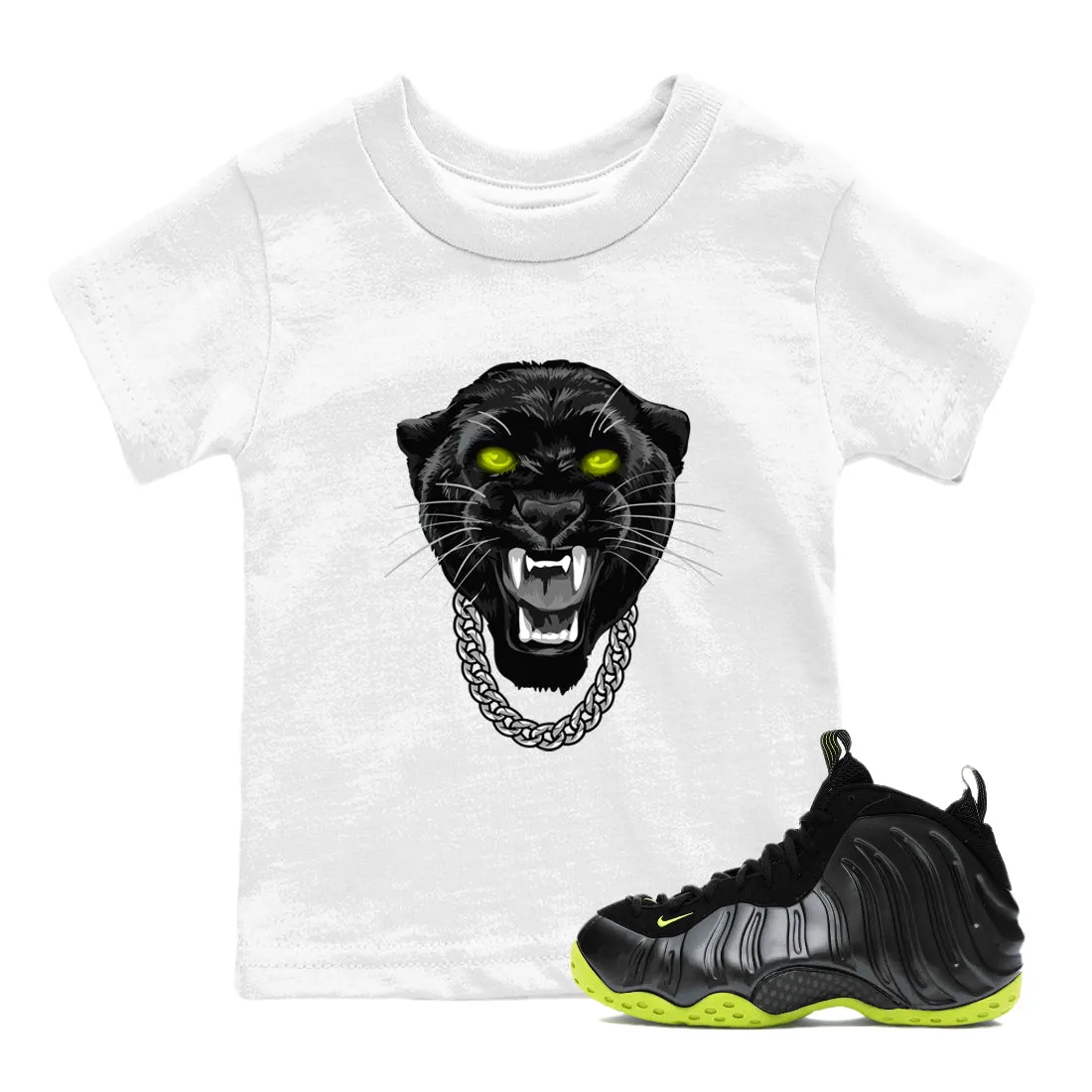 Gangster SNRT Black Air Black Volt Cat Seamless integration Kids Powerful One Tees Sneaker - Foamposite