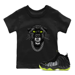 Gangster SNRT Black Air Black Volt Cat Seamless integration Kids Powerful One Tees Sneaker - Foamposite