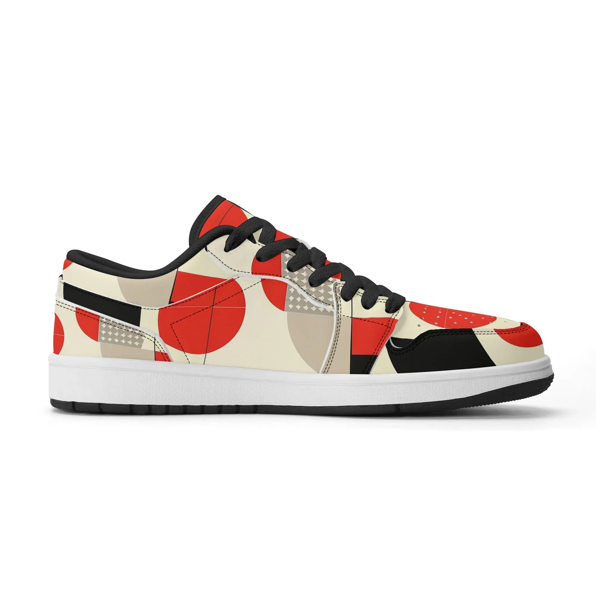 Geometry v4 Low Top Leder Sneaker für Herren