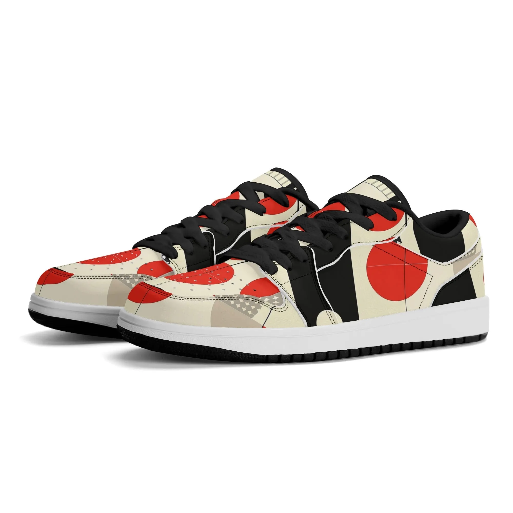 Geometry v4 Low Top Leder Sneaker für Herren