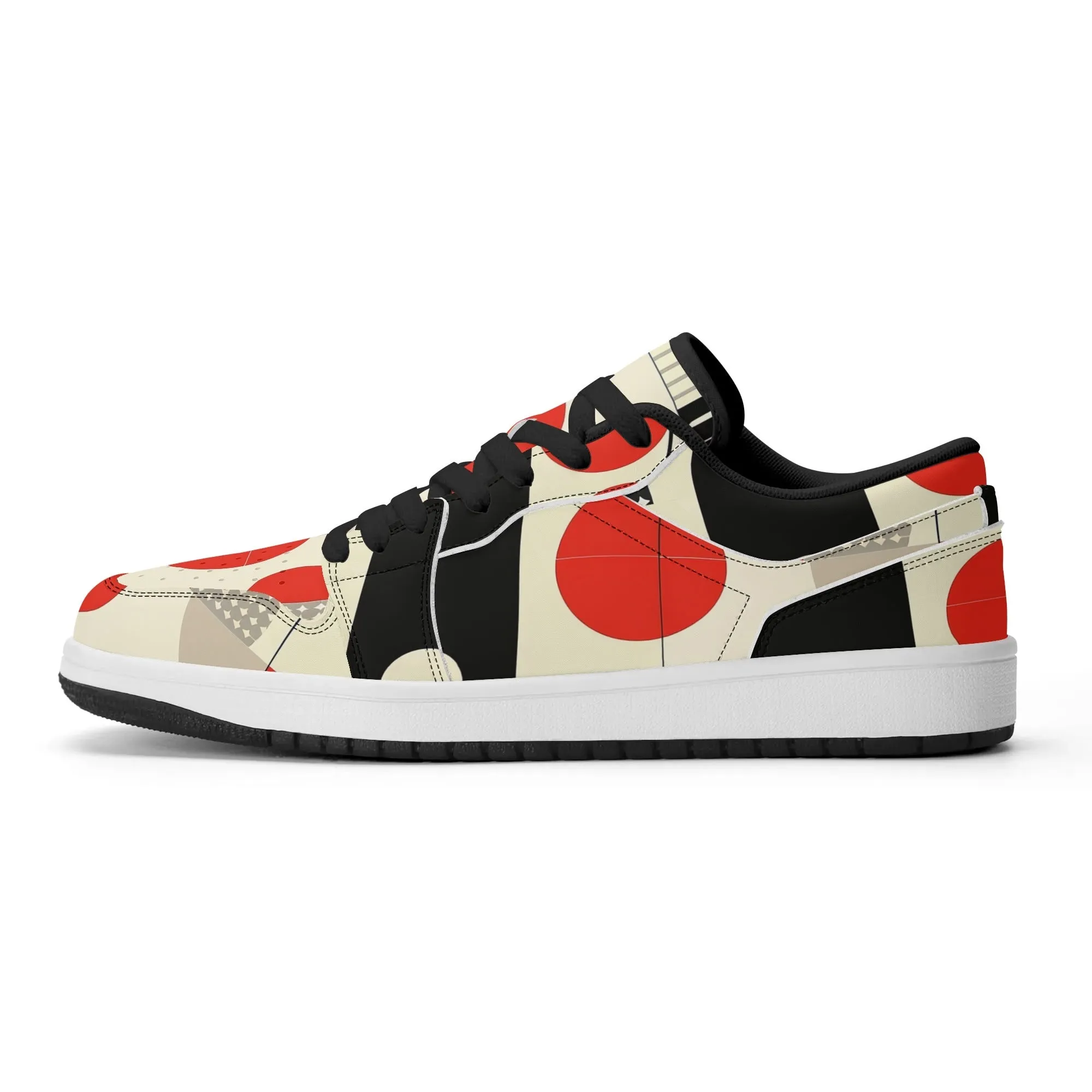 Geometry v4 Low Top Leder Sneaker für Herren
