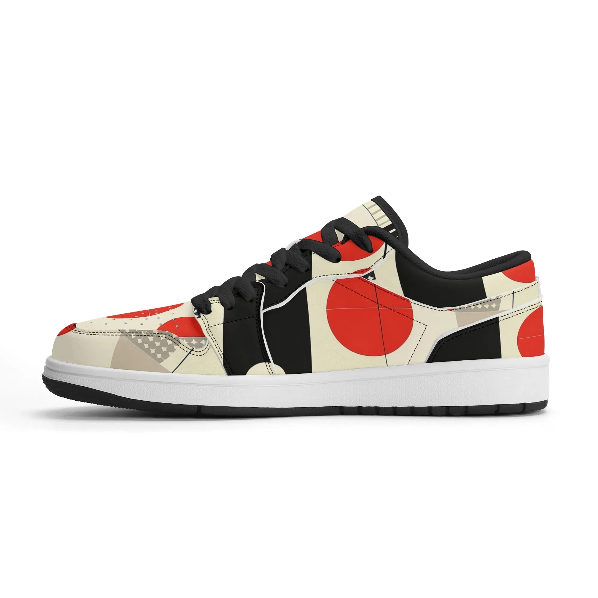 Geometry v4 Low Top Leder Sneaker für Herren