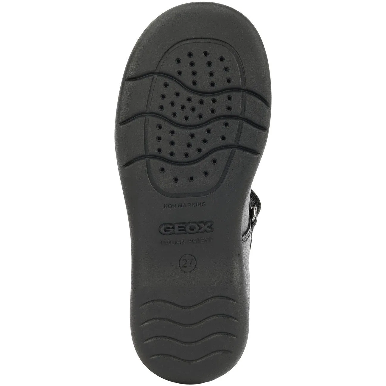 Geox Naimara - Girls Mary Jane Velcro Shoe in Black