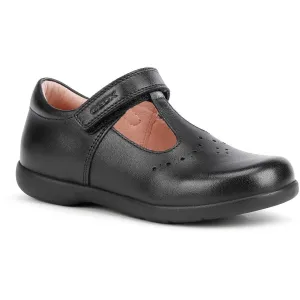 Geox Naimara - Girls Mary Jane Velcro Shoe in Black