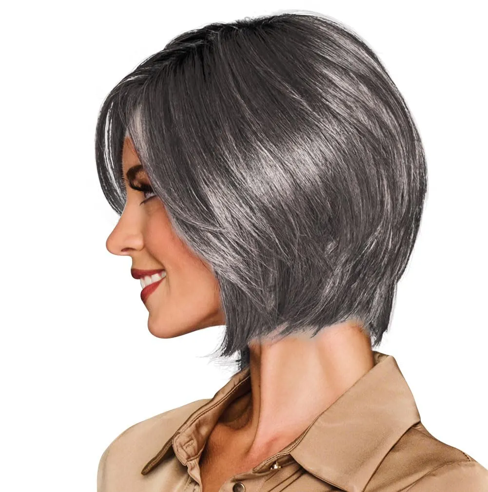 Glamorize Always Mid-Length Bob Wig With Face Framing Features by Hairuwear, Average Cap, GF44-60SS Sugared Licorice