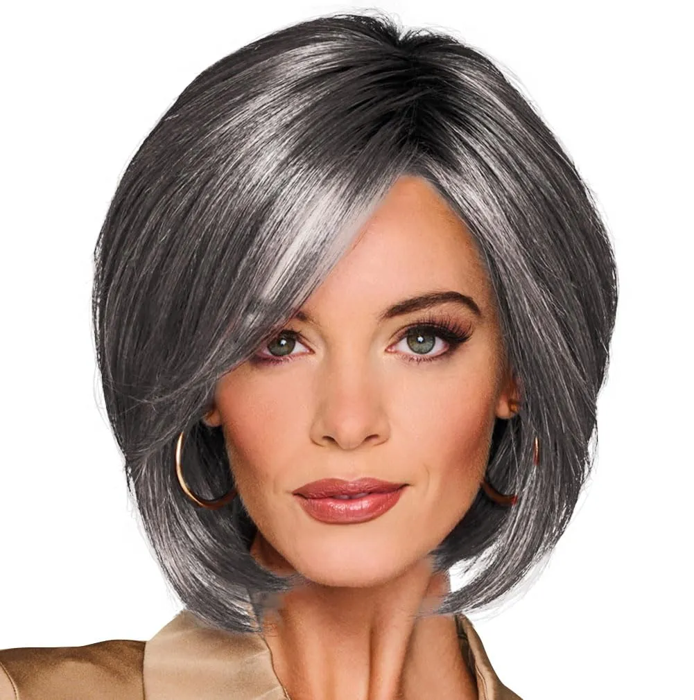 Glamorize Always Mid-Length Bob Wig With Face Framing Features by Hairuwear, Average Cap, GF44-60SS Sugared Licorice