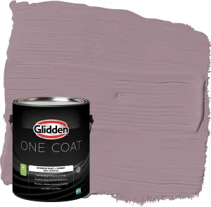 Glidden Interior Paint   Primer: Purple/Gothic Amethyst, One Coat, Flat, 1-Gallon