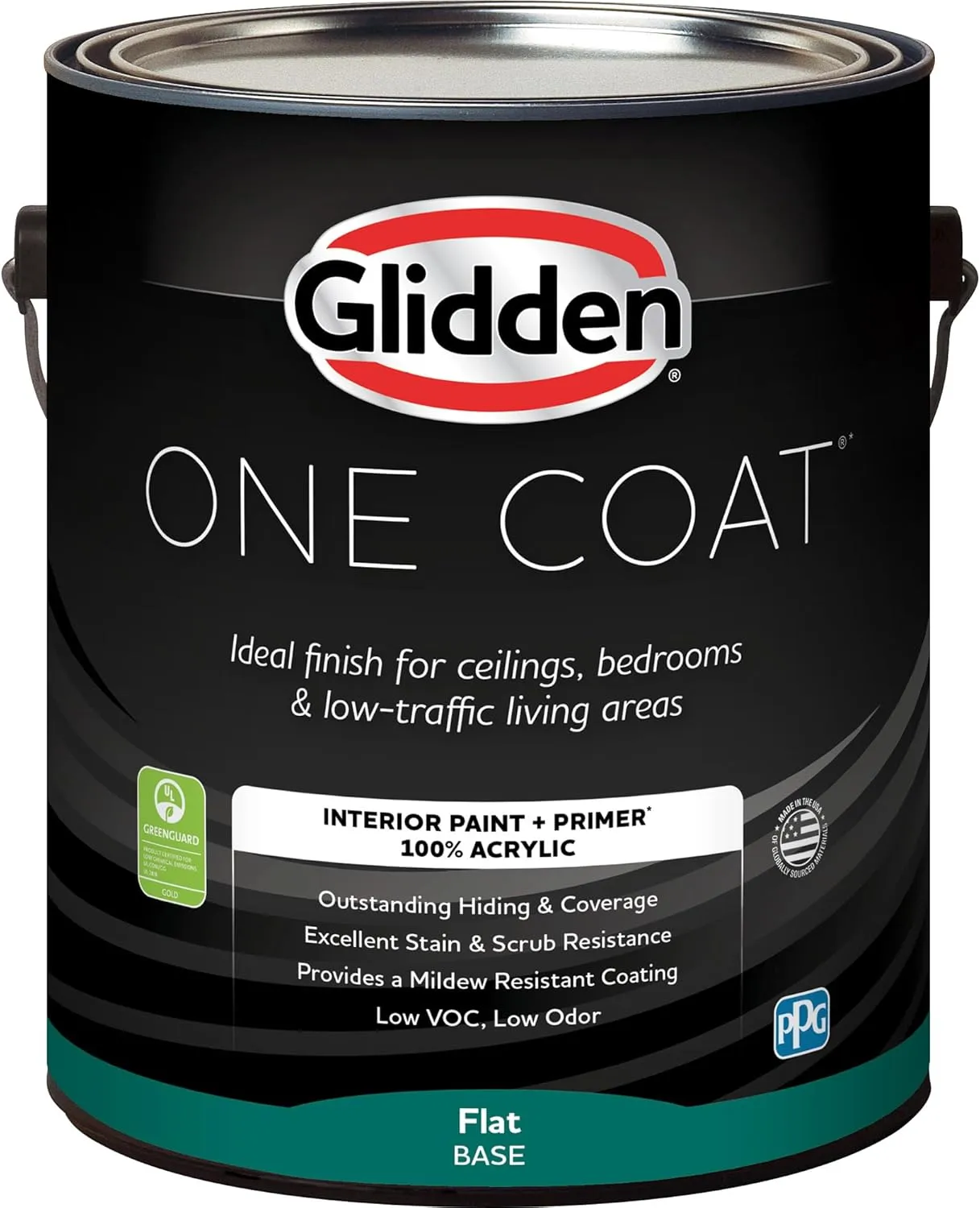 Glidden Interior Paint   Primer: Purple/Gothic Amethyst, One Coat, Flat, 1-Gallon