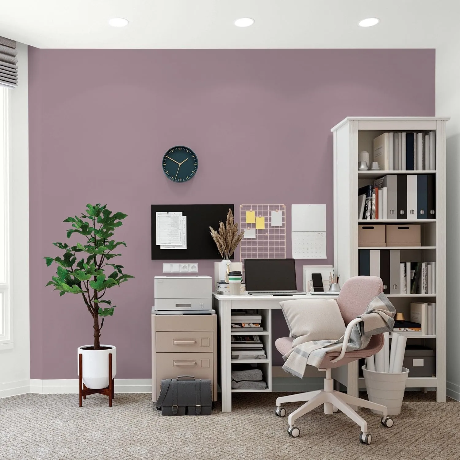 Glidden Interior Paint   Primer: Purple/Gothic Amethyst, One Coat, Flat, 1-Gallon