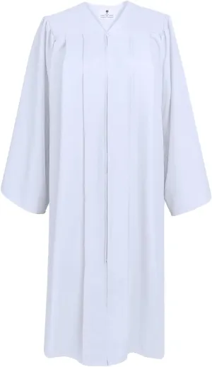 GradPlaza Matte Choir Robe for Church Baptism Officiant Confirmation Costume,Graduation Gown for School,Judge Pastor Robes