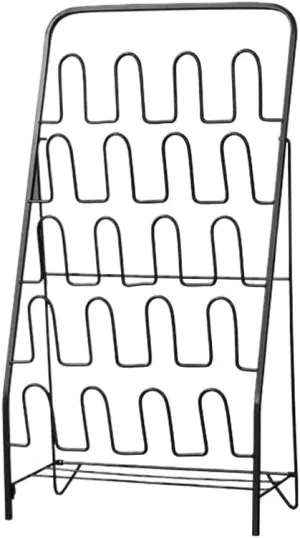 GRFIT Entryway Shoe Rack Shoe Rack Metal Shoe Shelf Modern Simple Shoe Storage Organzier Rack Multi-layer Tower Shelf for Slipper and Flat Shoe Racks Shoe Organizer (Color : Brass)
